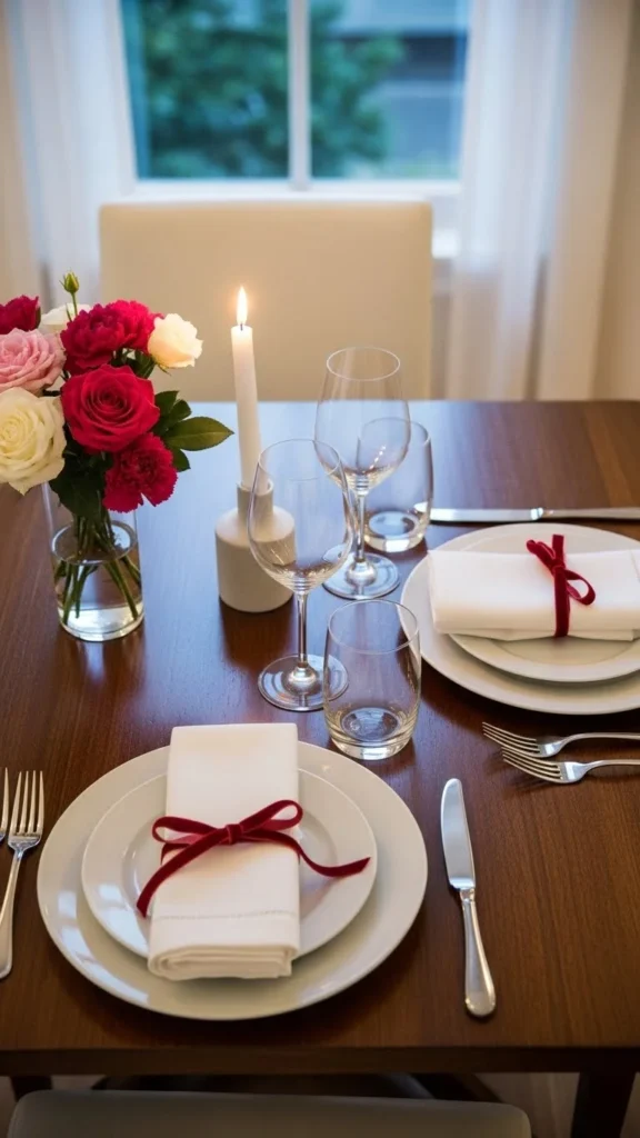 Calm, Uncluttered Table Layout