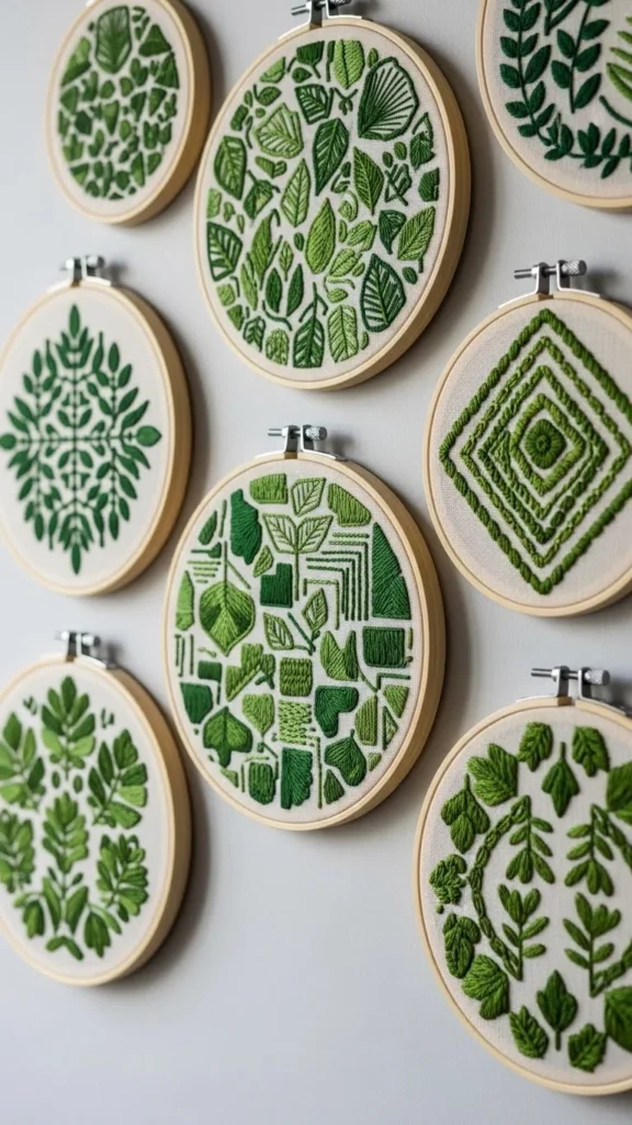 Circular Embroidery Hoop Art