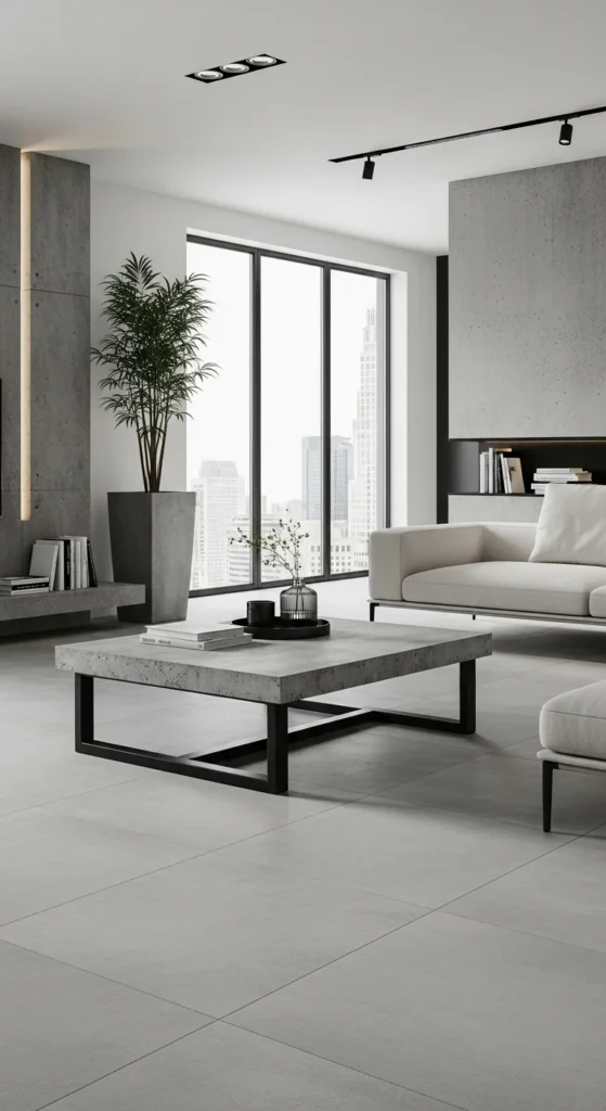 Concrete Accents for an Industrial Feel