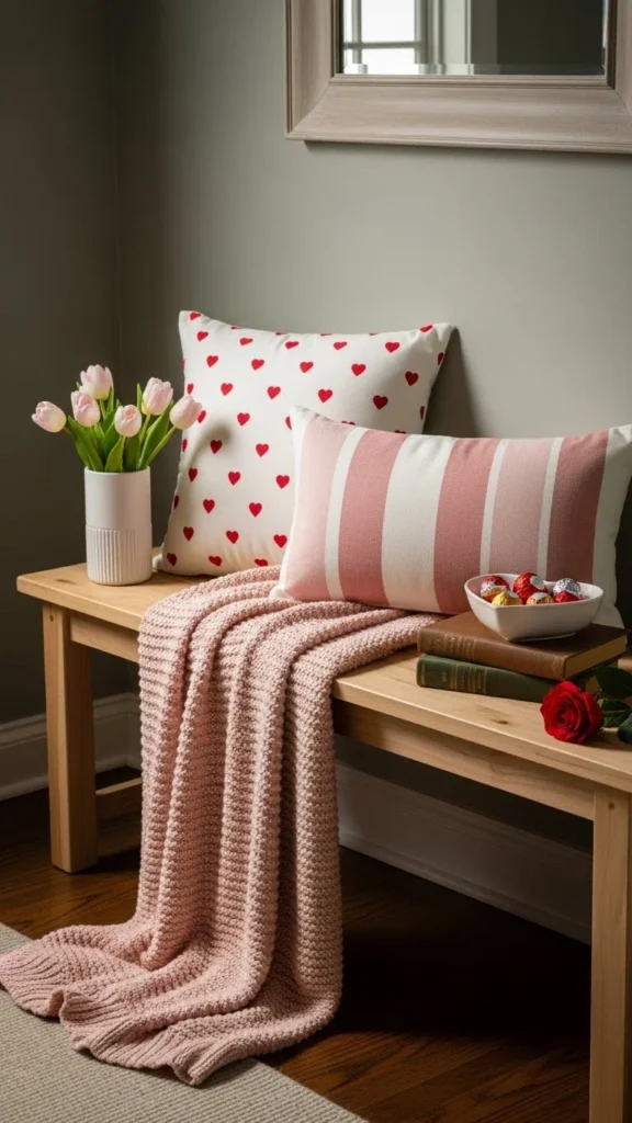 Cozy Entryway Bench Styling