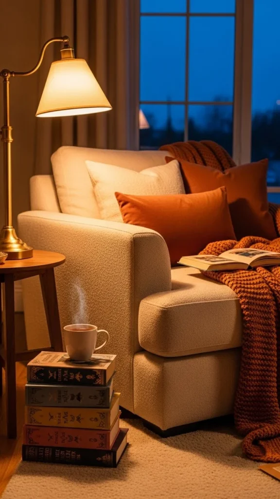 Cozy Reading Corner with Love-Inspired Books
