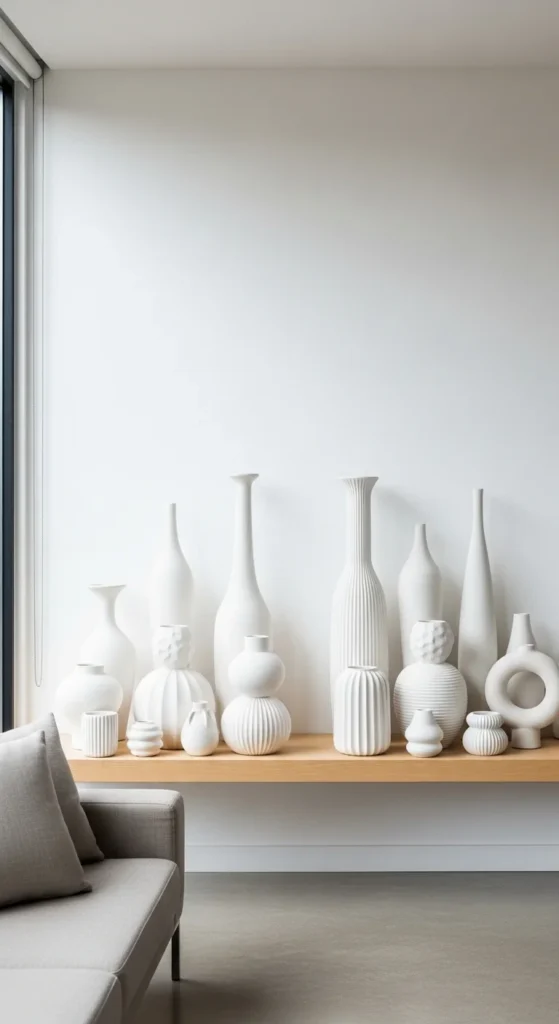 Crisp, White Ceramic Decor Pieces