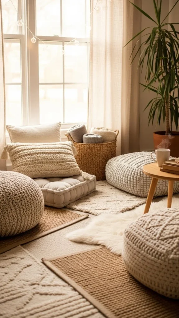 Cushioned Floor Seating Corners