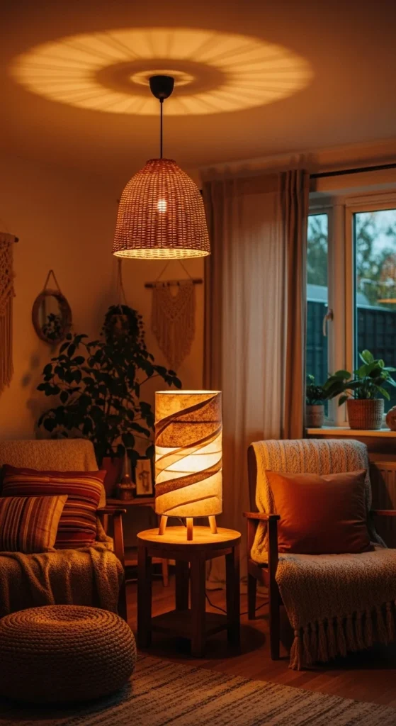 DIY Boho Lighting for a Warm Glow