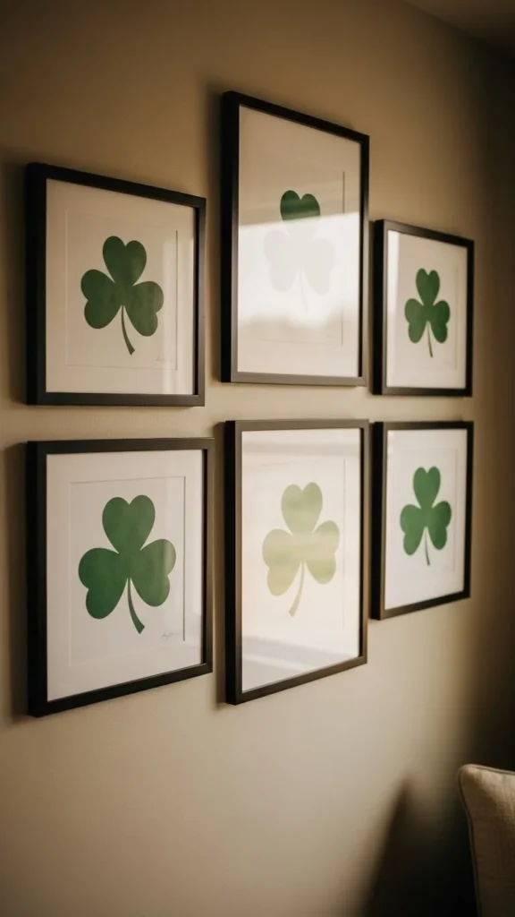 DIY Shamrock Wall Art
