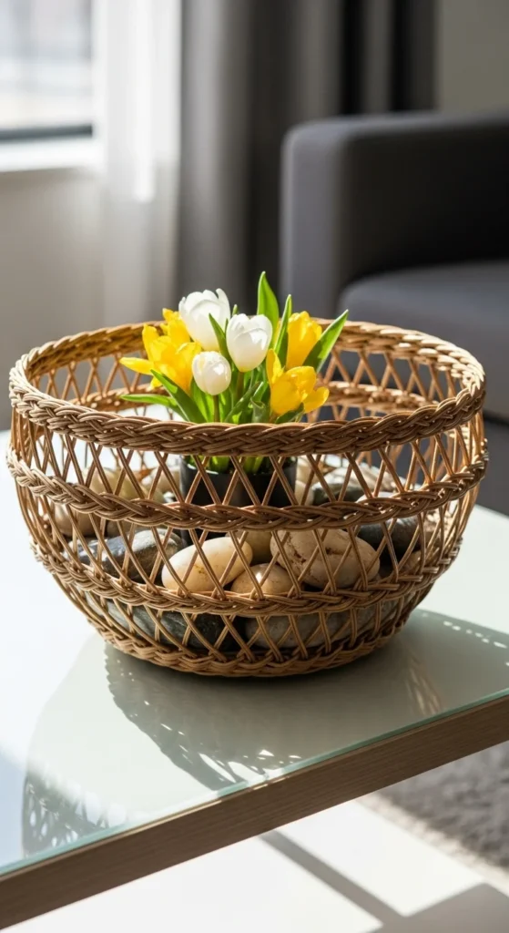Decorative Rattan Basket