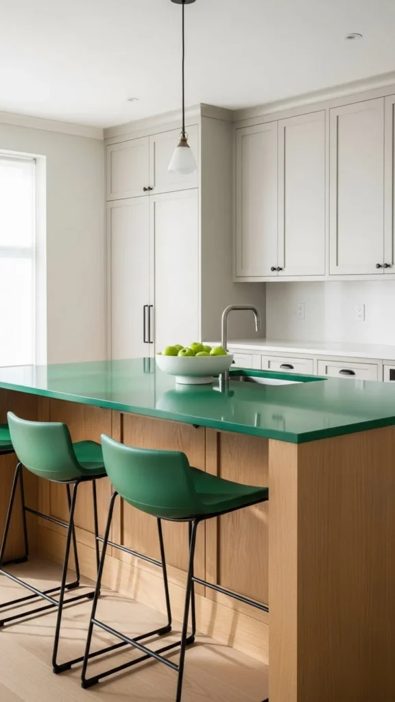 Emerald Kitchen Bar Stools