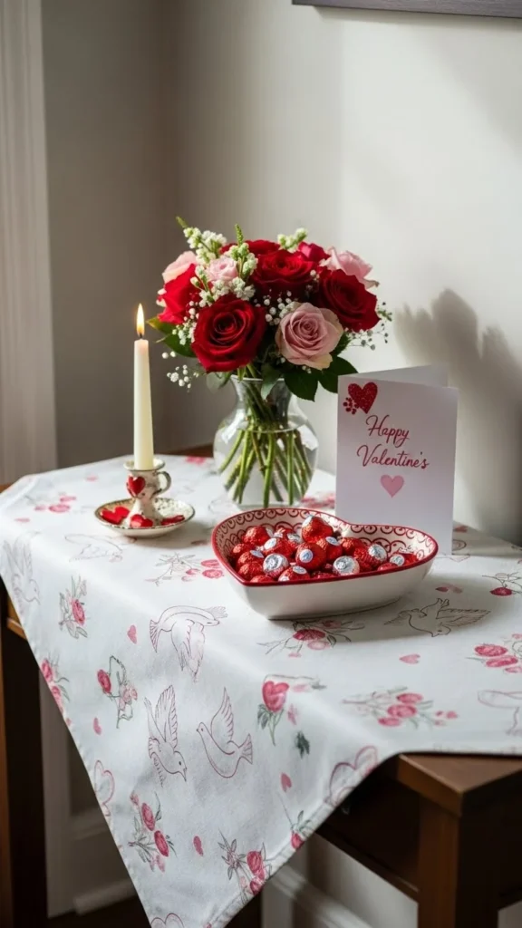 Entry Table Cloth Swap