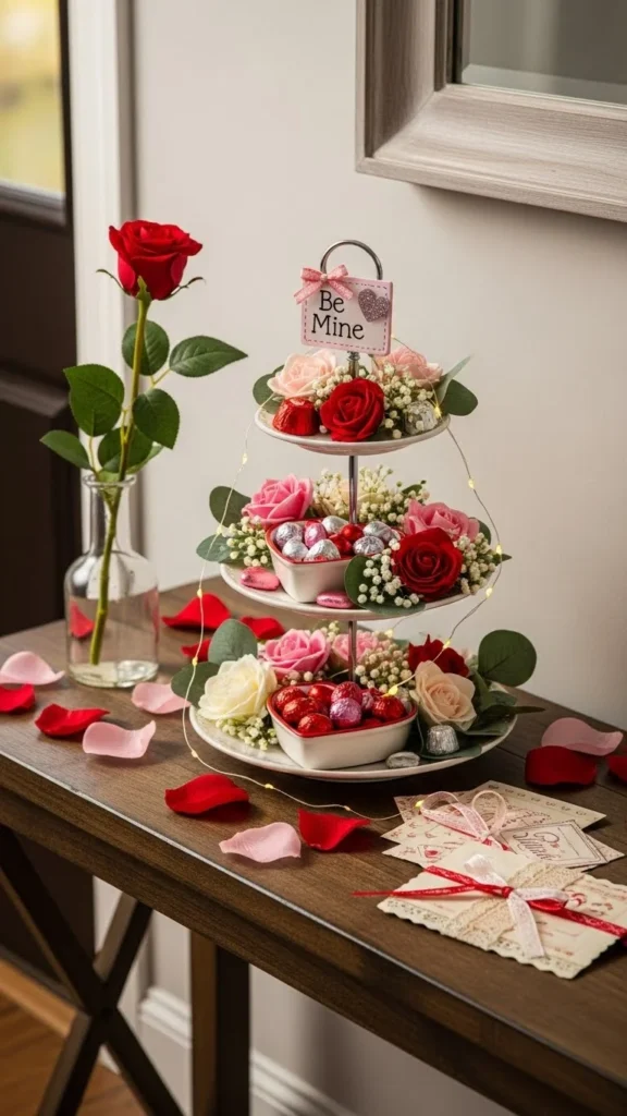 Entry Table Tiered Stand