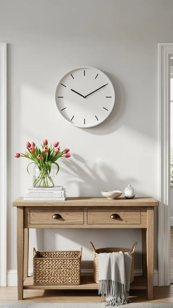 Entryway Clock for Function