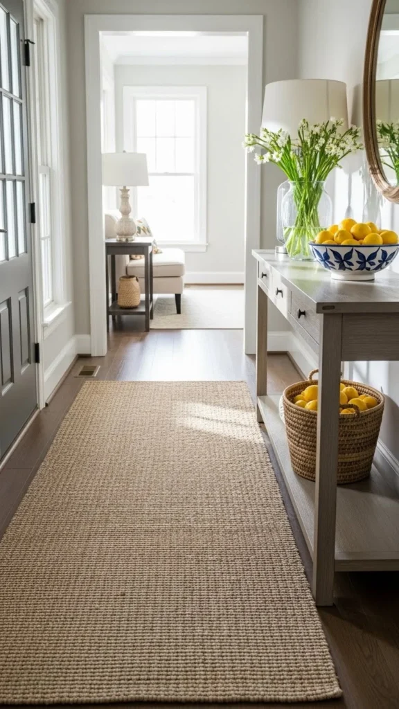 Entryway Runner for Long Spaces