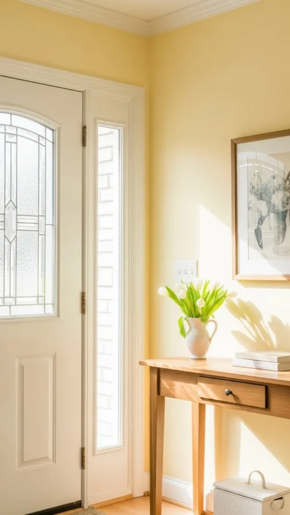 Entryway Wall Color Refresh