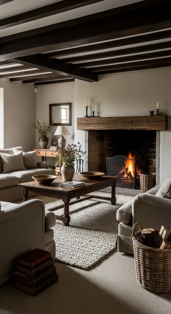 Exposed or Faux Wood Beams