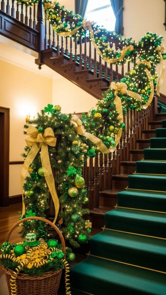 Festive Staircase Garland