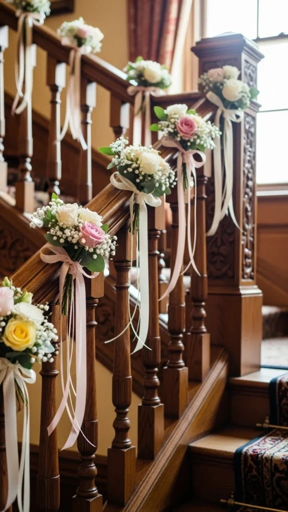 Floral Stair Rail Touches