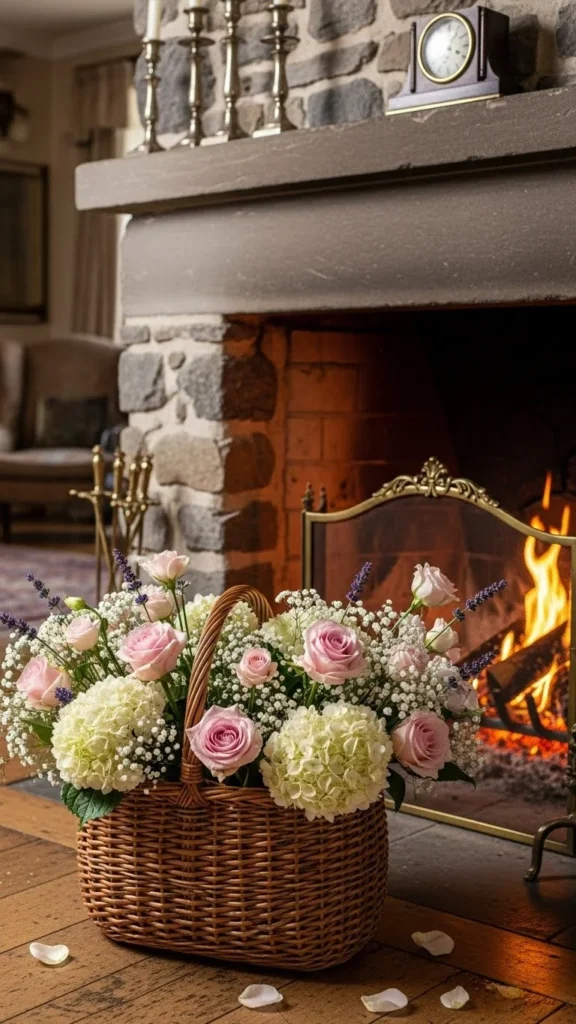 Flower-Filled Baskets