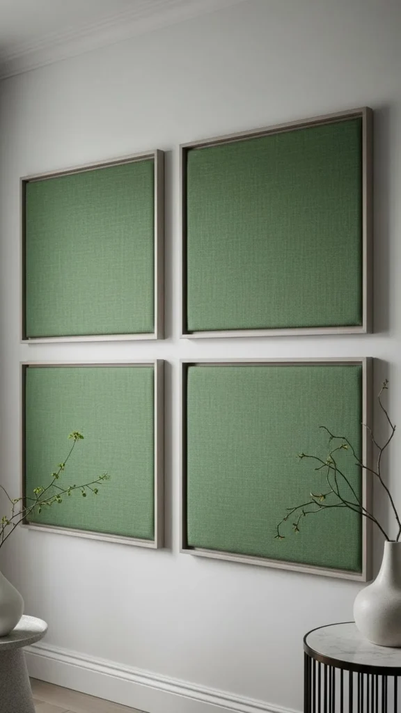 Framed Fabric Panels