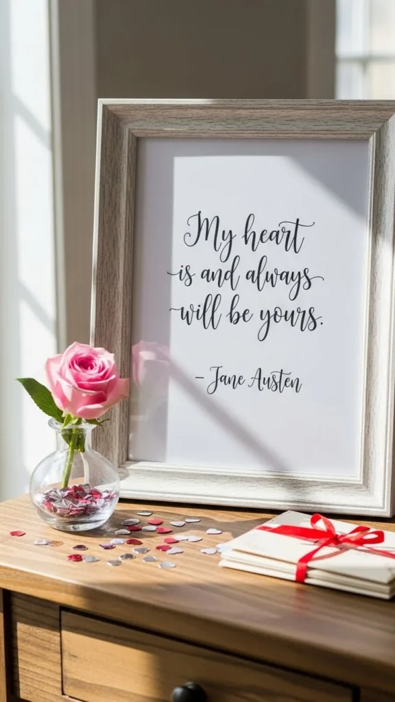 Framed Love Quote Swap