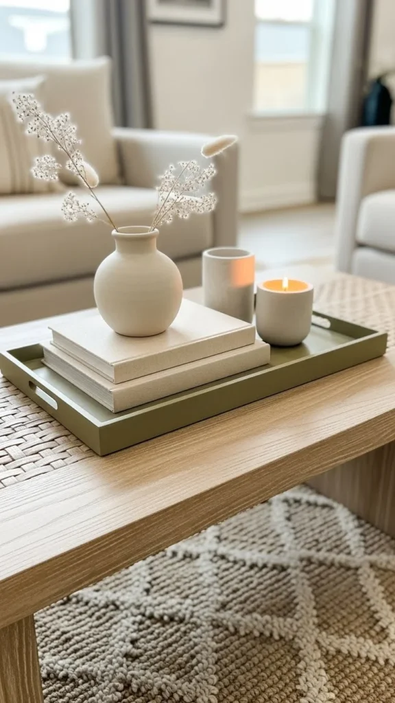Green Coffee Table Tray Base