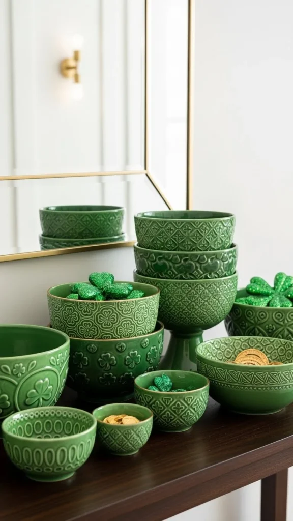 Green Decorative Bowls