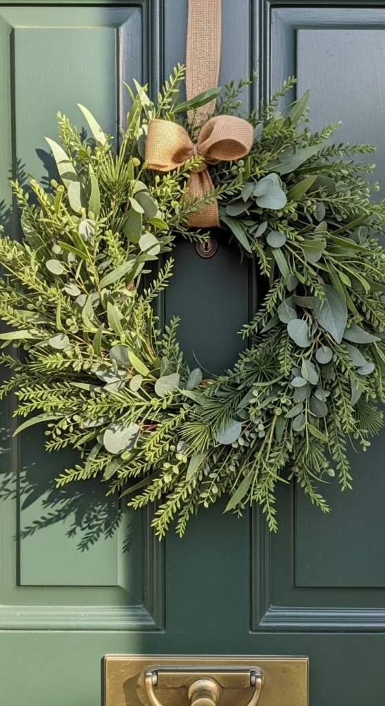 Green Door Wreath