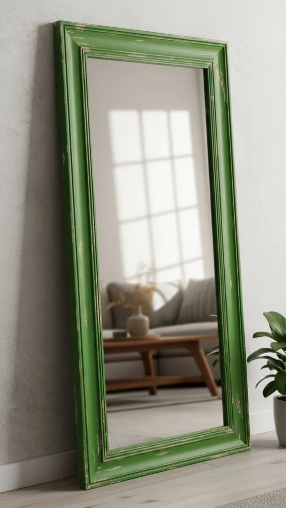 Green Mirror Frame Highlight