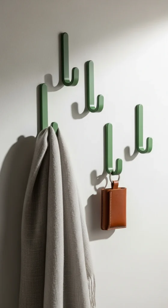 Green Wall Hooks