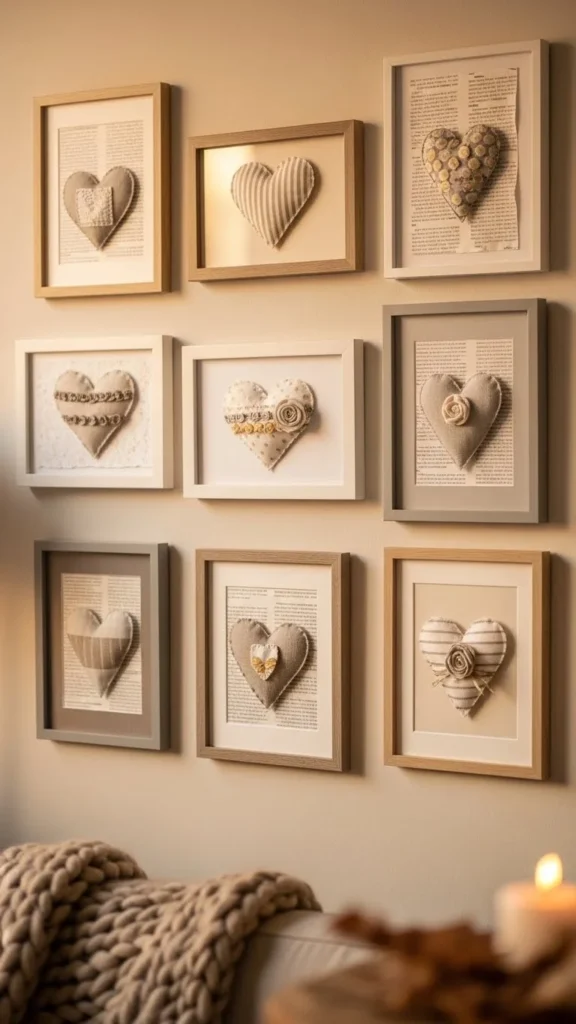 Handmade Heart Wall Art