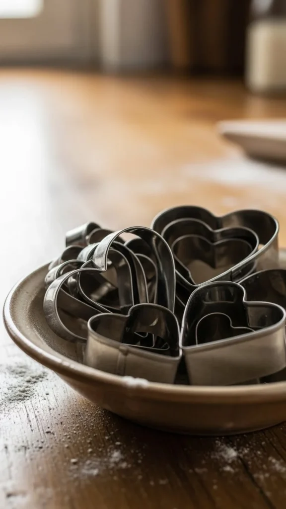Heart-Shaped Cookie Cutter Display