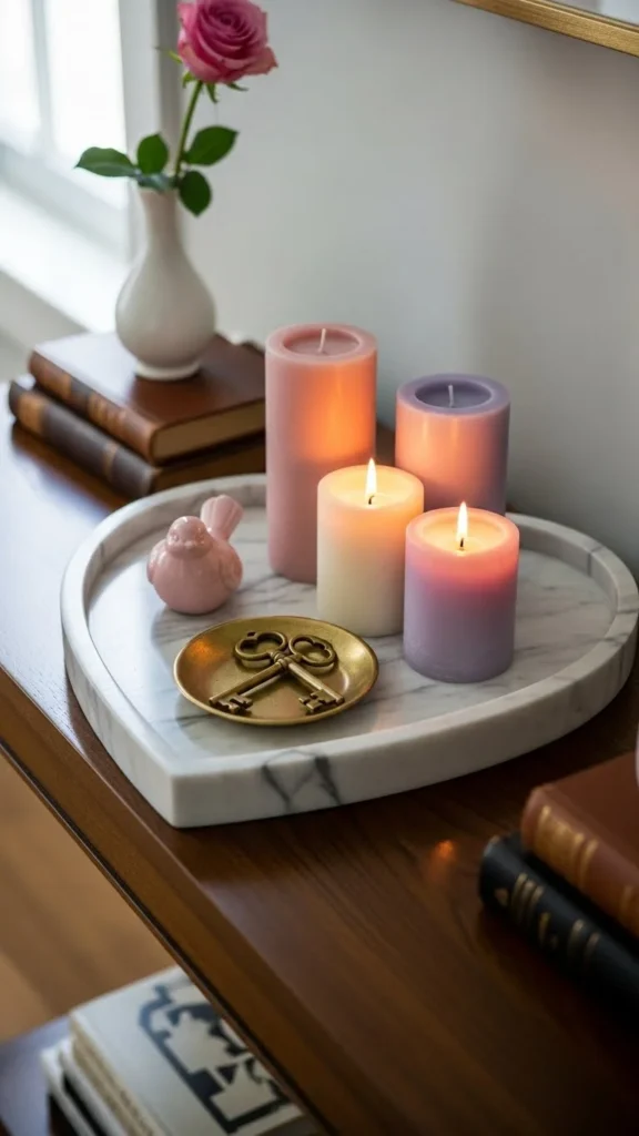 Heart-Shaped Tray Styling