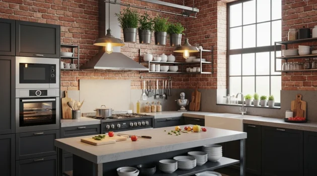 How to Decorate an Industrial Style Kitchen