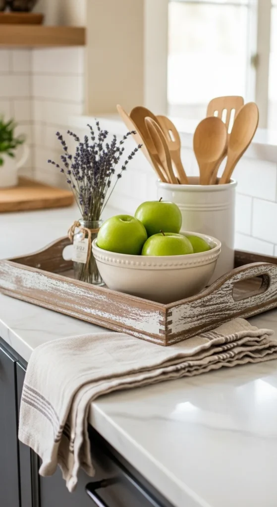 Keep Counters Clean but Styled