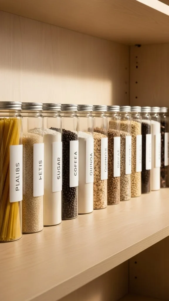 Label Jars for a Clean, Organized Look