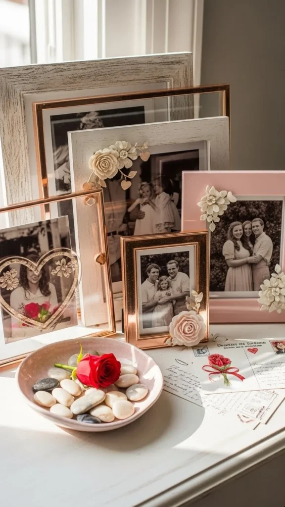 Layered Frames With Family Photos