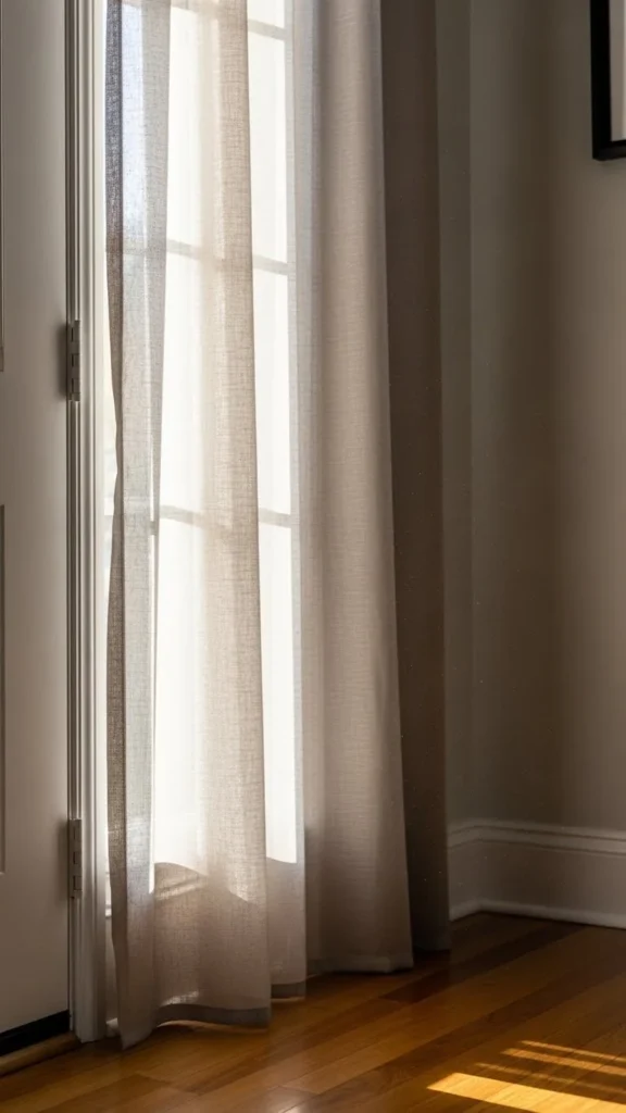 Light Fabric Door Curtain