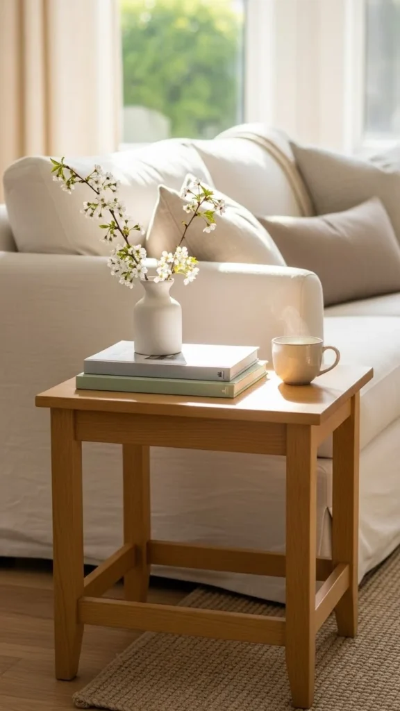 Light-Toned Side Tables