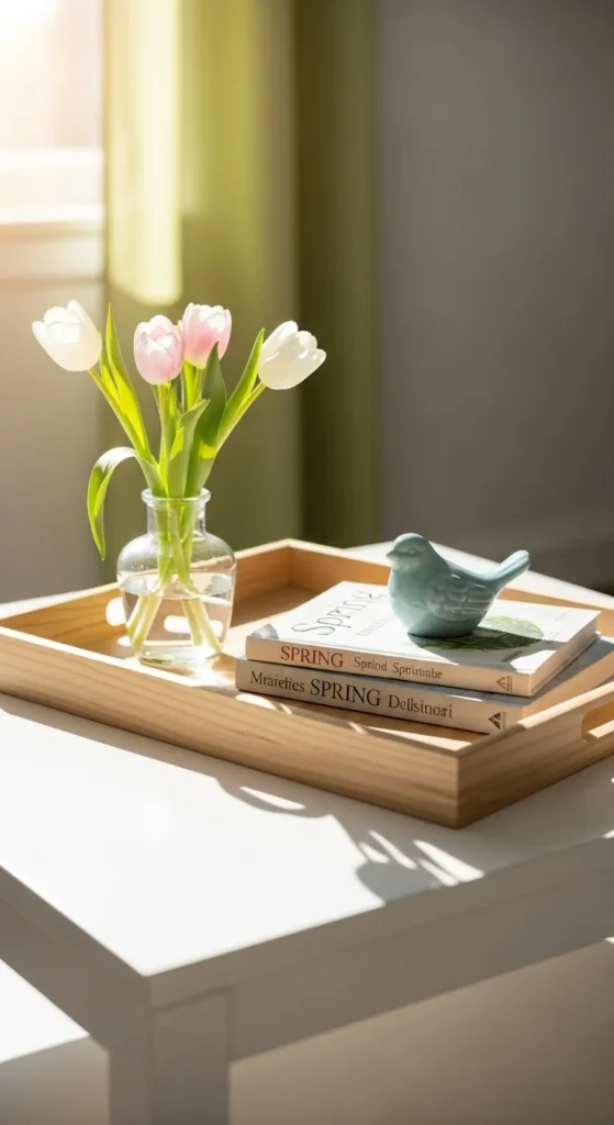 Light Wooden Tray for Added Structure