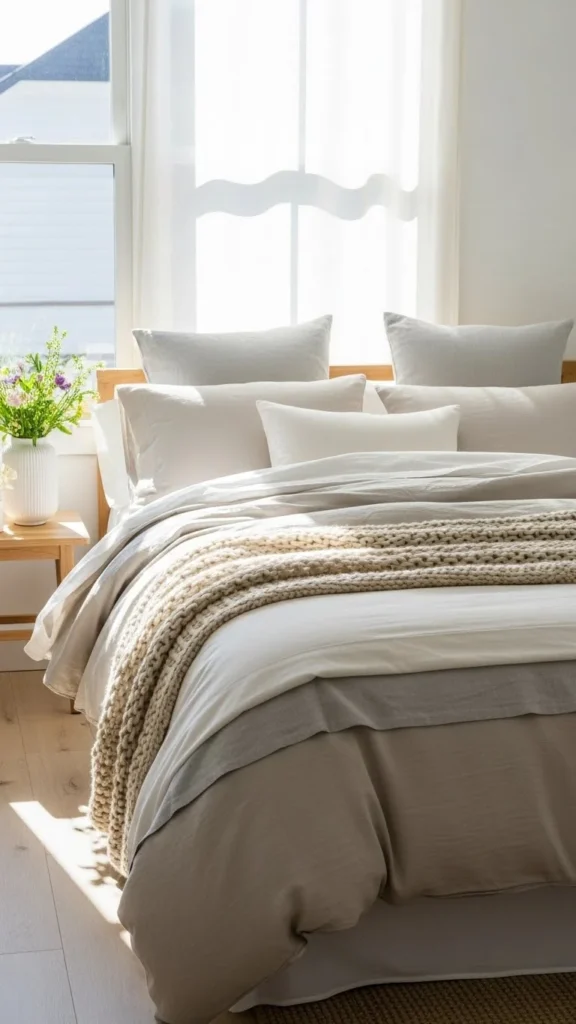 Lighten Bedding with Simple Layers