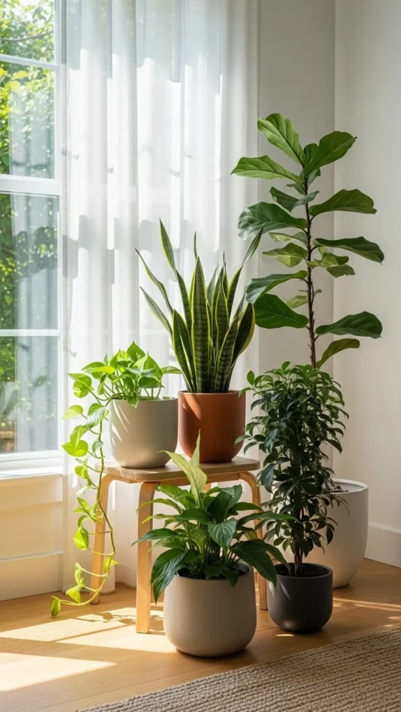 Living Greenery With Simple Planters