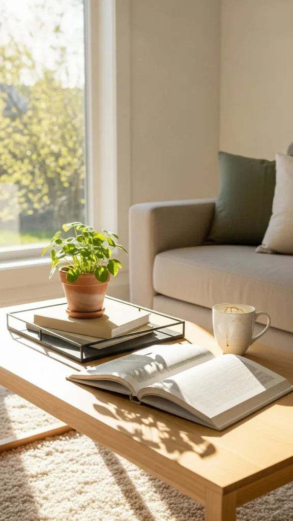 Minimal Coffee Table Styling