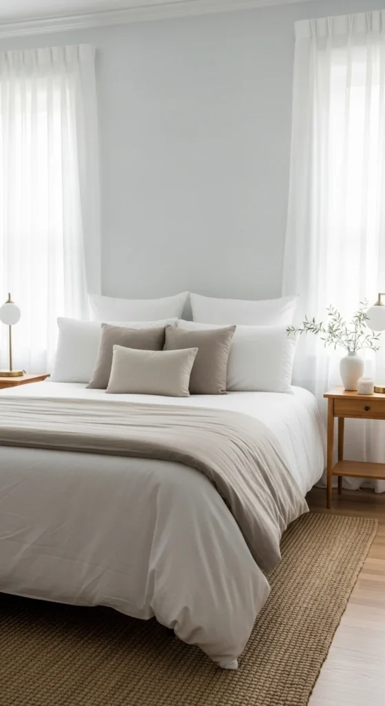 Minimalist Bed Linens for a Soft, Clean Look