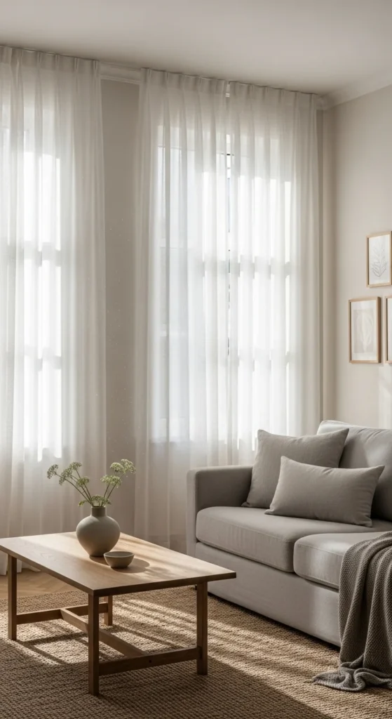 Minimalist Window Treatments