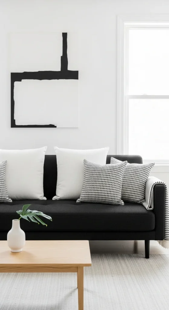 Monochrome Textiles and Fabrics