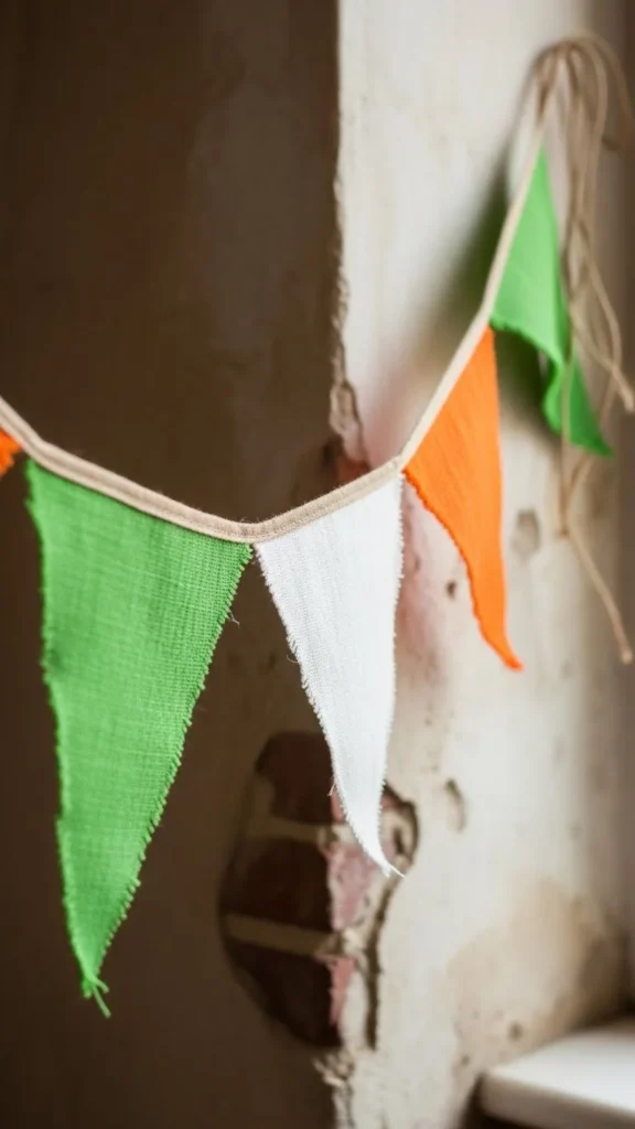 Playful Irish Flag Bunting
