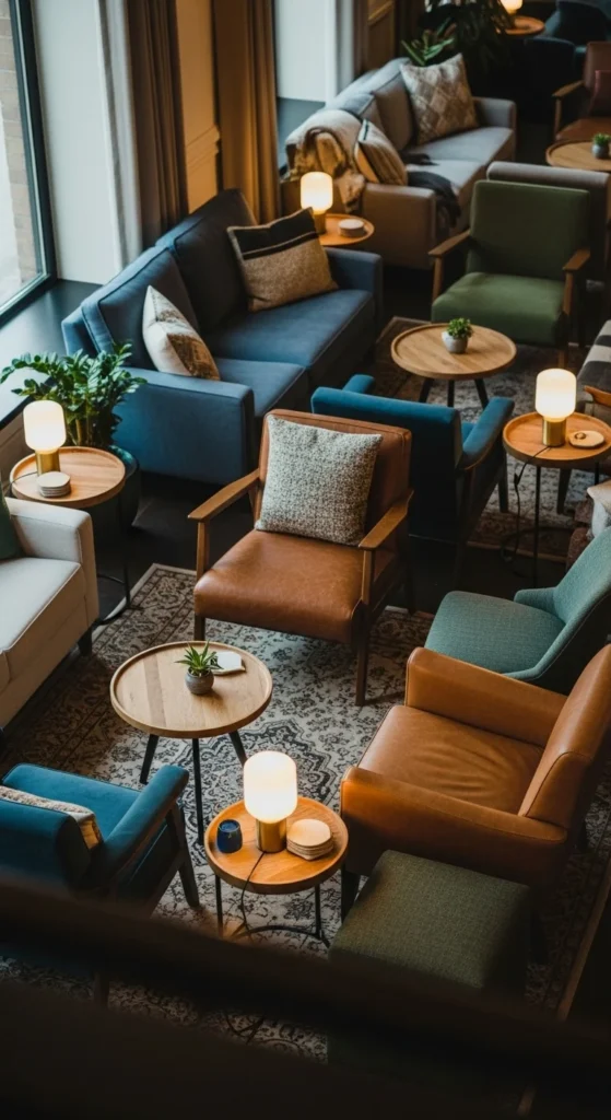 Relaxed Seating Layouts