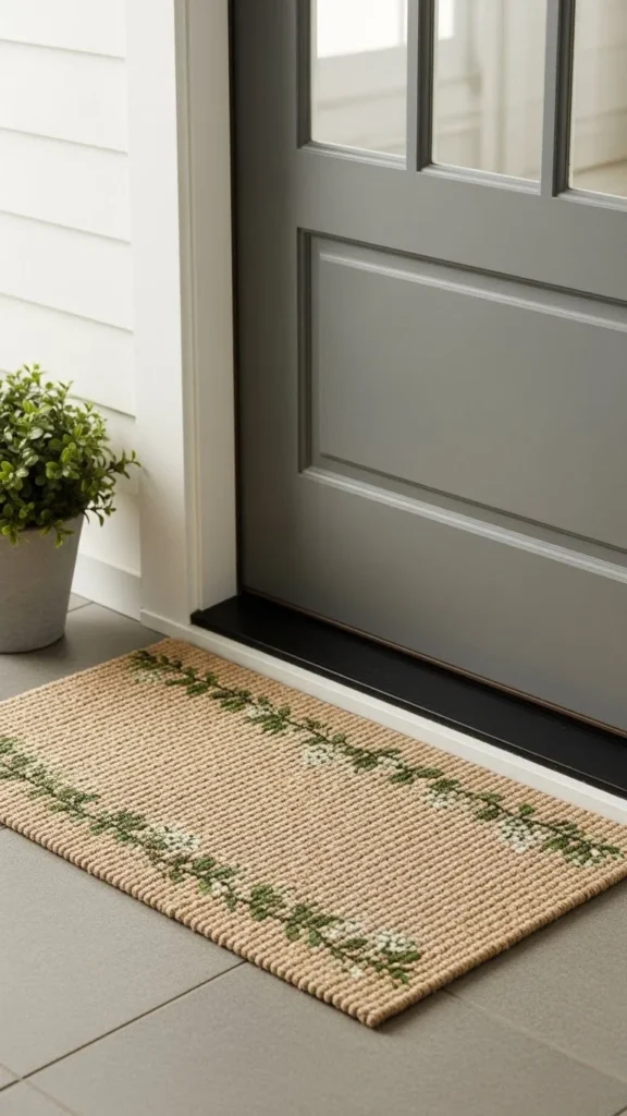 Seasonal Door Mat Swap