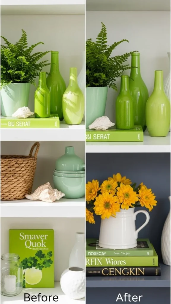 Seasonal Shelf Swap Using What You Own