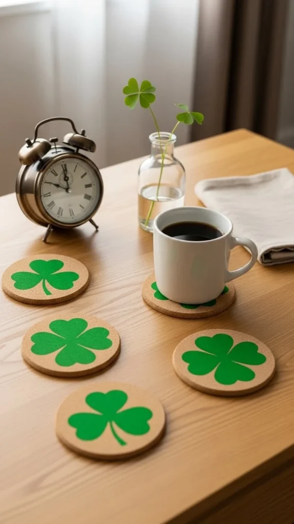 Shamrock Coasters