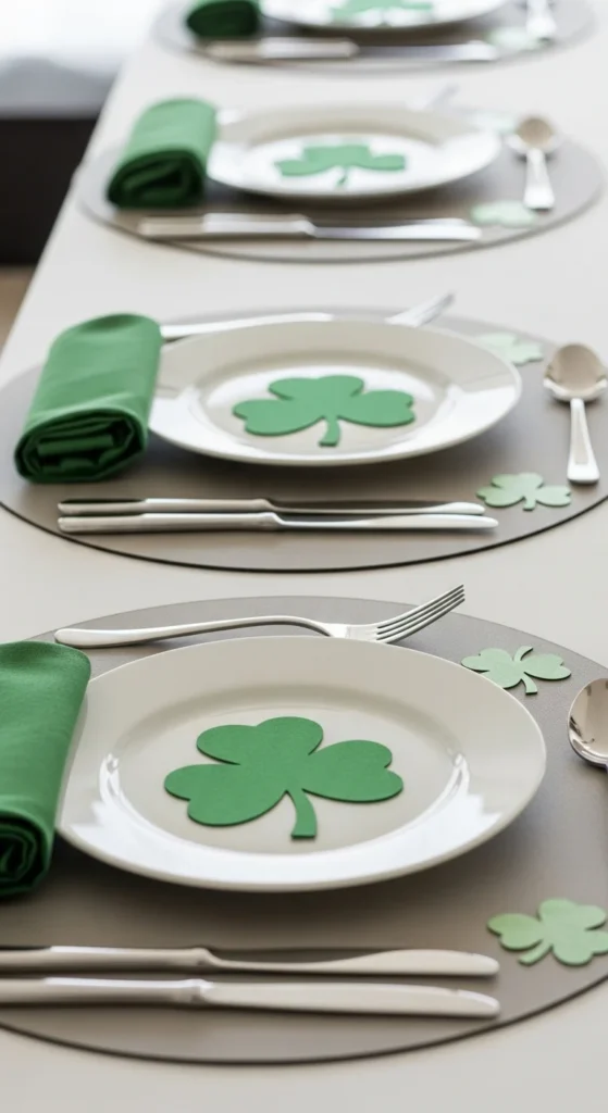 Shamrock Place Settings