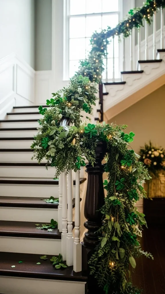 Shamrock Stair Garland